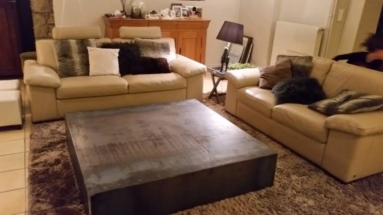 Création d'un mobilier sur mesure : table basse à Saint-Genis-Laval